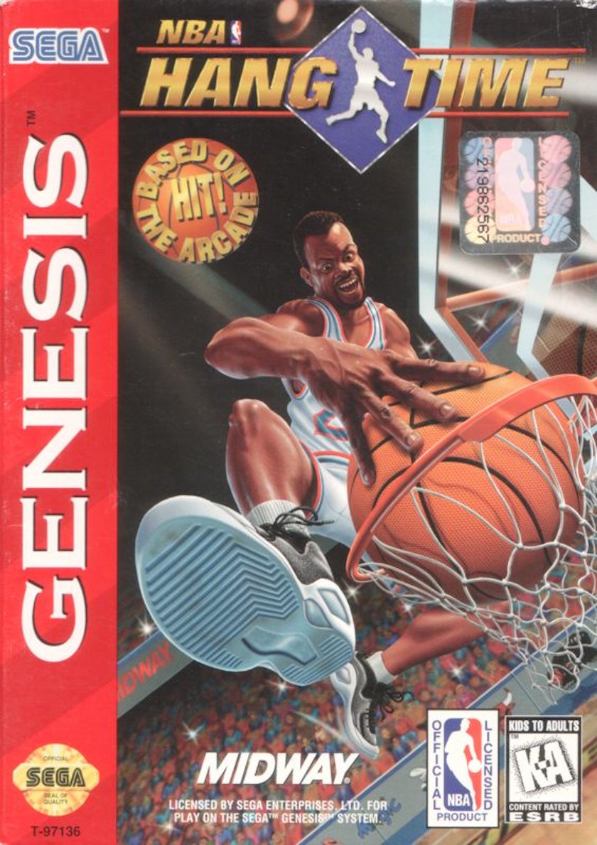 NBA Hangtime Genesis box art