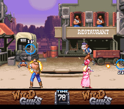 Wild Guns gameplay screenshot